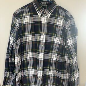 Ralph Lauren Men's Plaid Shirt - Navy, Red, Green